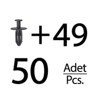 Mercedes için Tampon Klips- 50'li