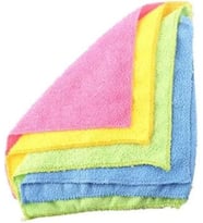 Pro Çok Yüzeyli Mikrofiber Temizlik Bezleri Renkli 4’lü Paket Cam, Mutfak, Banyo, Otomotiv, Sarf Malzemeleri ve Ürünleri Temizlemek İçin Birinci Sınıf Mikrofiber Havlular