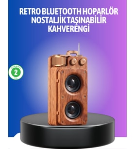 Mey İthalat® Tasarımlı Bluetooth Hoparlör Uzun Pil Ömürlü Fm Destekli