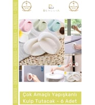 #Kulp Pratik Mobilya Çekmece Dolap Pencere Cam Kapı Kendinden Yapışkanlı Yapışkanlı Kulp Tutacak - 6