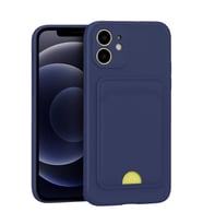 Newface Apple iPhone 11 Kılıf Kelvin Kartvizitli Silikon - Lacivert