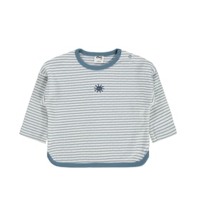 Civil Baby Çizgili 3-18 Ay Sweatshirt - Ekru