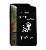 Apple Uyumlu   iPhone Xs Max Anti Static Toz Tutmaz Çerçeveli Ekran Koruyucu Cam