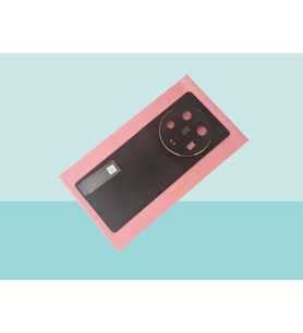 Tkgz - Xiaomi Mi 13 ULTRA Arka Pil Batarya Kapağı Kapak (FULL KAMERA LENSİ ) SİYAH