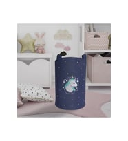 MEKTA HOME BEBEK VE ÇOCUK ODASI Lacivert Unicorn Desenli Oyuncak Sepeti