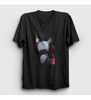 Presmono Unisex Siyah Kakashi V2 Anime Naruto T-Shirt 133569tt