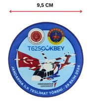 "T625 Gökbey"  Arma 9.5 cm 3d, Yeni Model Tip Cırtlı, (Çok Renkli)