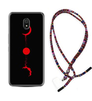 Xiaomi Redmi 8A 8 Pro 9C 9T 10C 11T Pro Kılıf Boyun Asklı Rasta Silikon Red Moon 1710