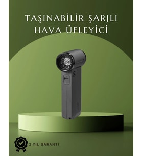 Araç İçi ve Ev İçin Güçlü Hava Üfleyici Toz Temizleme Makinesi