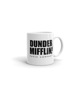 Dunder Mifflin, World's Best Boss, The Office Tv Show Kupa Bardak