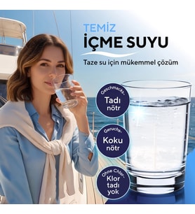 Yachticon - Aqua Clean Klor İçermez Toz (100gr): Güvenli Ve Taze İçme Suyu Sağla