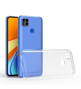 Coverzone Xiaomi Redmi 10A ile uyumlu K?l?f S�per Esnek Yap?l? Toz, Kirden Koruyan Silikon S�per ?effaf