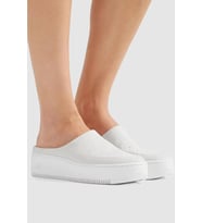 Nike Air Force 1 Lover XX Leather Sneaker Kadın Hakiki Deri Terlik Kırık Beyaz