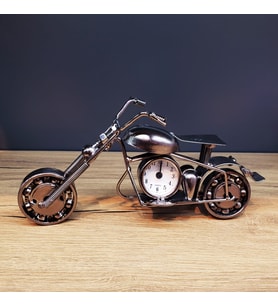 Masaüstü Dekoratif Metal Motor Saat