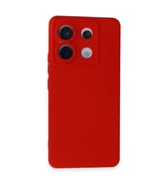 Xiaomi Redmi Note 13 Pro 5g Kılıf Nano İçi Kadife Silikon - Kırmızı