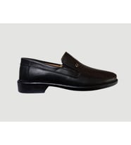 BİCANS B-1166-L ERKEK DERİ LAZER BASKILI COMFORT AYAKKABI (Siyah)