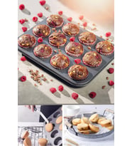 Yanmaz Yapışmaz 12'li Muffin Kalıbı  Muffin Kek Kalıbı 12'li