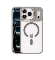 Joko Apple İphone 17 Pro Max Remim Lensli Magsafe Standlı Kapak - Titan Gri