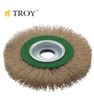TROY 27704-178 Saçaklı Daire Fırça (178mm) (Çok Renkli)