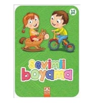 Sevimli Boyama (Yeşil)