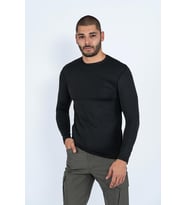T-SHIRT MICROFİBER BASIC U.KOL - 810 (Siyah)