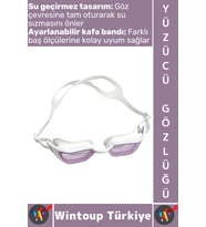 #Gözlük Yetişkin Çocuk Su Sızdırmaz Buğu Önleyici Lens Şık Ayarlanabilir Deniz Havuz Yüzücü Gözlüğü