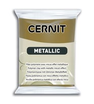 Cernit Metallic Polimer Kil 56 gr 051 GREEN GOLD 
