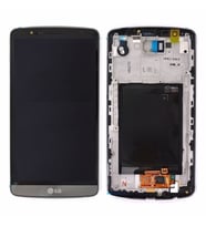 LG G3 Lcd Ekran + Dokunmatik Çıtalı D855TR A+++Süper Kalite (Siyah)