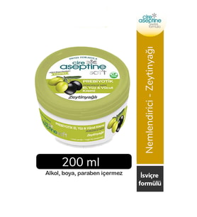Cire Aseptine Soft Zeytinyağlı Nemlendirici Pürüzsüzleştirici Prebiyotikli Krem 200 ml
