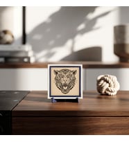Vahşi Yaşam Figürlü Masaüstü Objesi, Dekorasyonunuza Asalet Katan Tasarım 10x10 cm