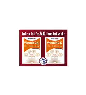 WELLCARE VIT D3 K2 2 %50 IND KOFRE