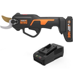 Worx Wg330E 20Volt 2.0A Li-Ion Tek Akülü Profesyonel Kömürsüz Dal Budama Makası (Standart)