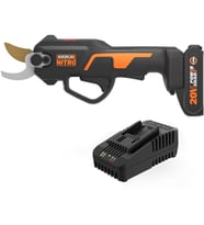 Worx Wg330E 20Volt 2.0A Li-Ion Tek Akülü Profesyonel Kömürsüz Dal Budama Makası (Standart)