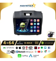 Isuzu DMax 2012-2014 Model 4GB + 64GB Android 13 Kablosuz Carplay Navigasyon Multimedya Sistemi