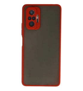 Redmi Note 10 Pro Kılıf Montreal Silikon Kapak - Kırmızı