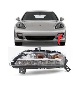 Porsche Panamera 2010-2013 Sol Sis Farı 97063108103
