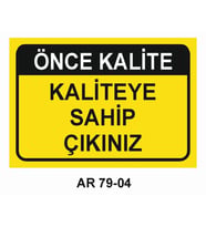 İŞ GÜVENLİĞİ UYARI LEVHASI 1 ADET PVC 21 X 29CM
