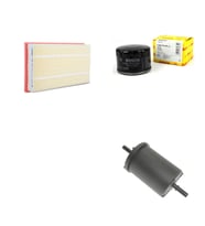 Bosch Filtre Bakım Seti Renault Laguna II 2.0 F5R 140-170 Beygir 2002-2007 Hava + Yağ f. + Yakıt Filtre Bosch