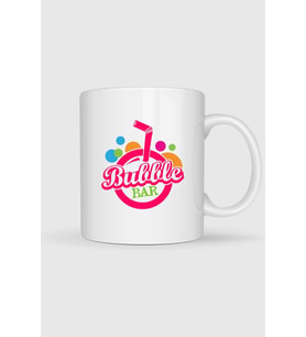 Kabarcık Çay Cafe Süt Logo Tasarımlı Kupa Bardak