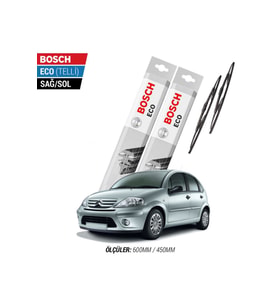 Citroen C3 2006 Model Silecek Takımı Bosch Eco (telli)