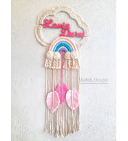 kız bebek kapı süsü (Pembe - Beyaz - Sarı - Yeşil)