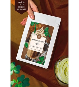 Irish Coffee - İrlanda Krema Aromalı Çekirdek Kahve, 200 gr