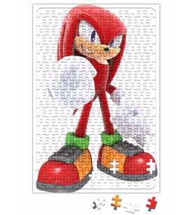 Knuckles the Echidna Sonic Puzzle 240 Parça Yapboz