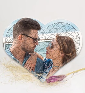 Kişiye Özel 83 Parça Kalpli Puzzle