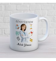 Kişiye Özel Meslek Diyetisyen Hediyelik Kupa Bardak