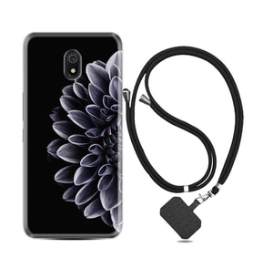 Xiaomi Redmi 8A 8 Pro 9C 9T 10C 11T Pro Kılıf Boyun Askılı Silikon Çiçekler 1639