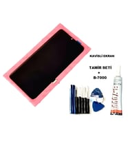 Tkgz Xiaomi Mi Note 10 LİTE Uyumlu Lcd Ekran Dokunmatik + B-7000 + Tamir Seti