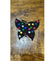 9X7 CM KEÇE PUL PAYETLİ KELEBEK ARMA DİKİŞ APLİKE