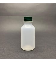 30 cc Naturel PE Şişe  - Yeşil Aluminyum  Kapaklı- 30ml PE Esnek Şişe- x 10 Adet (Karışık)