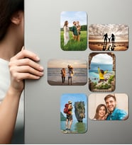 Kişiye Özel Ahşap Fotoğraflı UV Baskılı Magnet